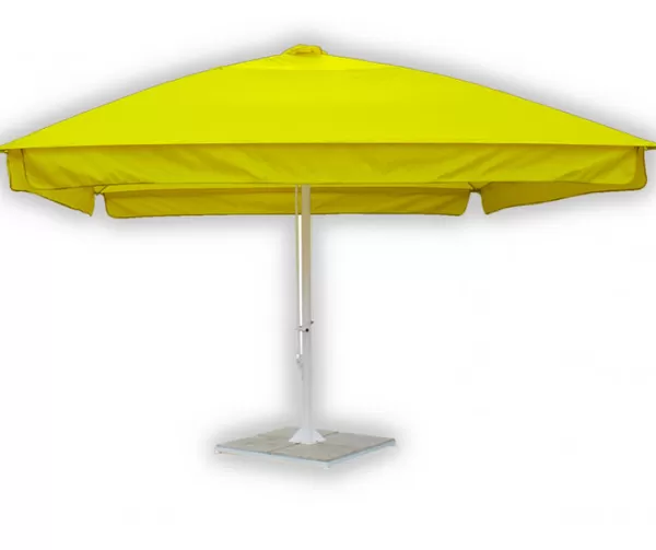 Уличный зонт 4х4м желтый