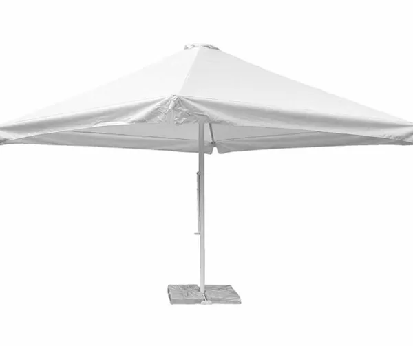 Уличный зонт 4х4м белый