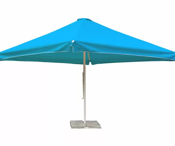 Уличный зонт 4х4м голубой